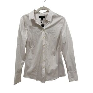 Banana Republic Riley Tailored Fit White Button Down Shirt 875959-00-1 4